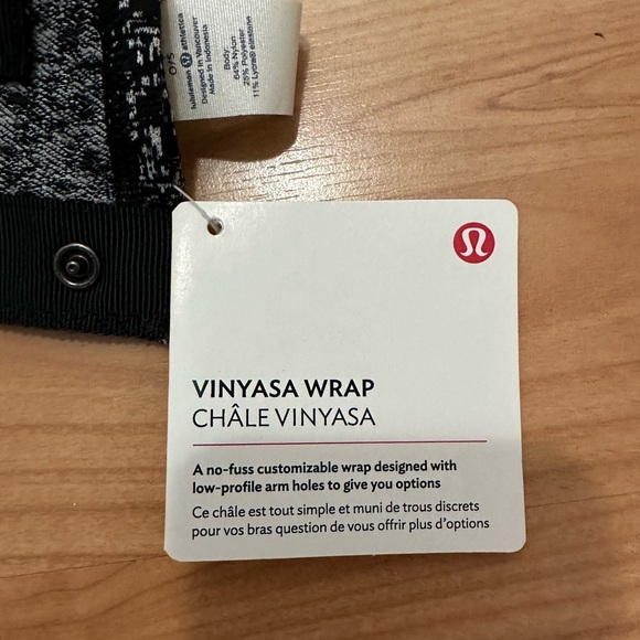 NWT Lululemon Vinyasa Wrap Scarf - Picture 5 of 8